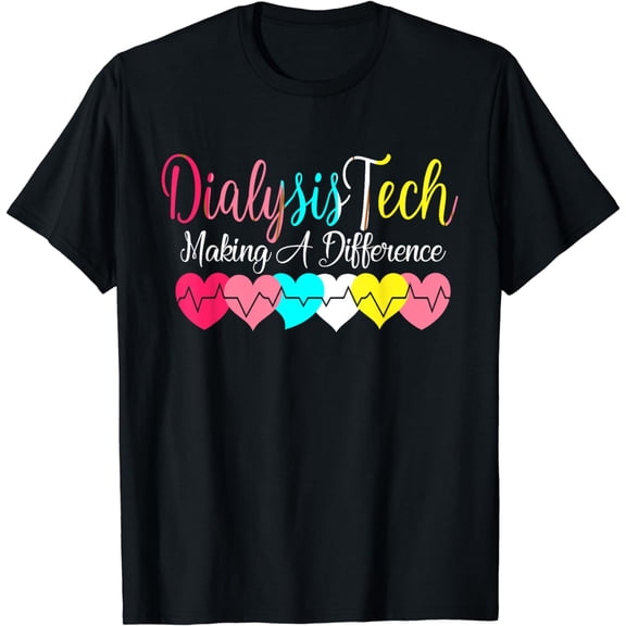 Dialysis Technician Nurse - Kidney Heartbeat awareness T-Shirt