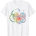 thumbnail image 1 of Dialysis Technician Nurse Watercol Heart Love Stethoscope RN T-Shirt, 1 of 3