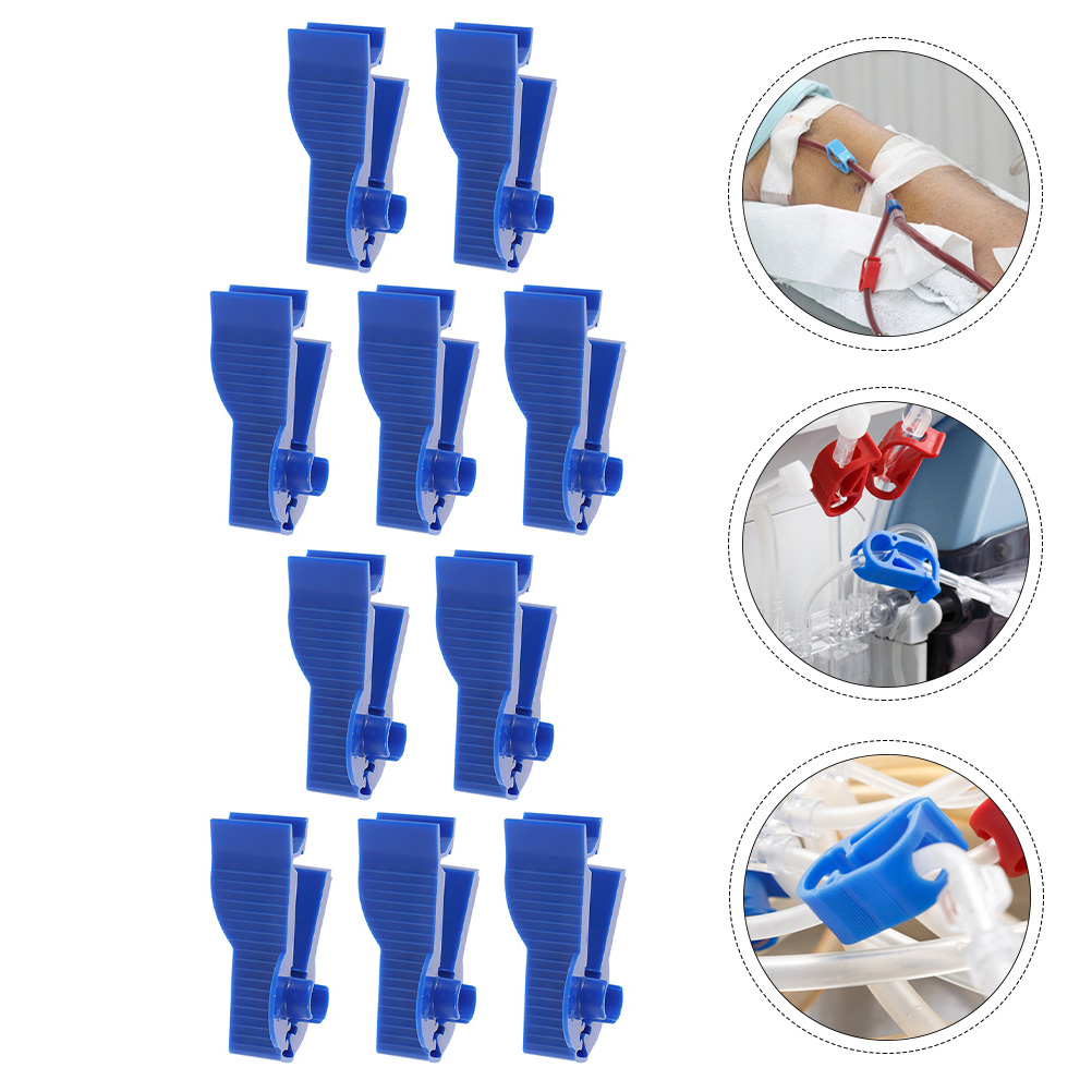 Dialysis Tubing Clamp Clip Peritoneal Flow Control Tube Medical
