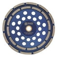 thumbnail image 1 of DiamaPro Systems Non Threaded 7 Inch Double Row Concrete Grinding Cup Wheel Tool, 1 of 2