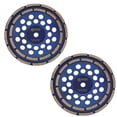 thumbnail image 1 of DiamaPro Systems Non Threaded Double Row Grinding Cup Wheel Tool, (2 Pack), 1 of 3