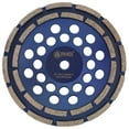 thumbnail image 1 of DiamaPro Systems Threaded 7 Inch Double Row Concrete Grinding Cup Wheel Tool, 1 of 2