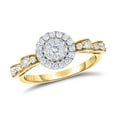 thumbnail image 1 of Diamaison 1/2 Cttw Natural White Diamond Cluster Ring for Adult in 10Ktt Gold, 1 of 3