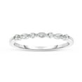 thumbnail image 1 of Diamaison 1/8 Cttw Natural White Diamond Fashion Ring for Adult in 14Kw Gold, 1 of 3