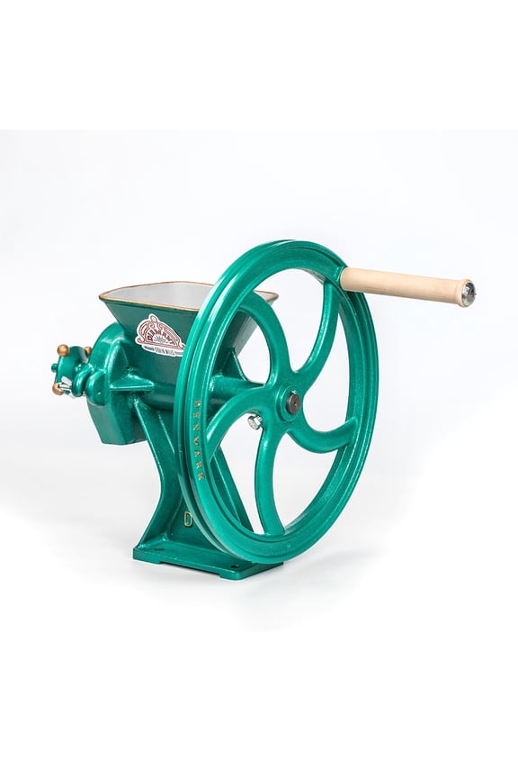 Diamant Hand Grain Mill, Heavy Duty Easy to Use Manual Crank Coarse to Fine Flour Mill for Dry to Oily Grains, Steel and Iron, 56 pounds