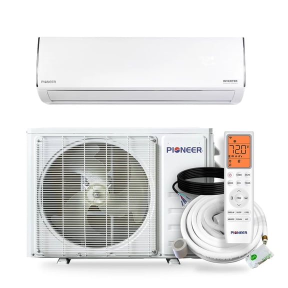 Diamante Essenza 9,000 BTU 20 SEER2 115V High-Wall Ductless Mini-Split Air Conditioner Inverter Heat Pump with 16 Ft. Kit