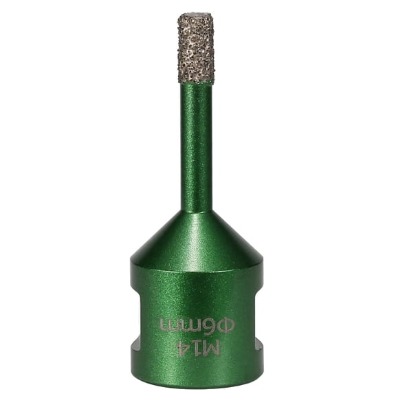 Diamantine Coated M14 Thread Hole Cutter For Ceramic Glass Marble - High Speed Cutting 6-50mm With Anti-Vibration Teeth