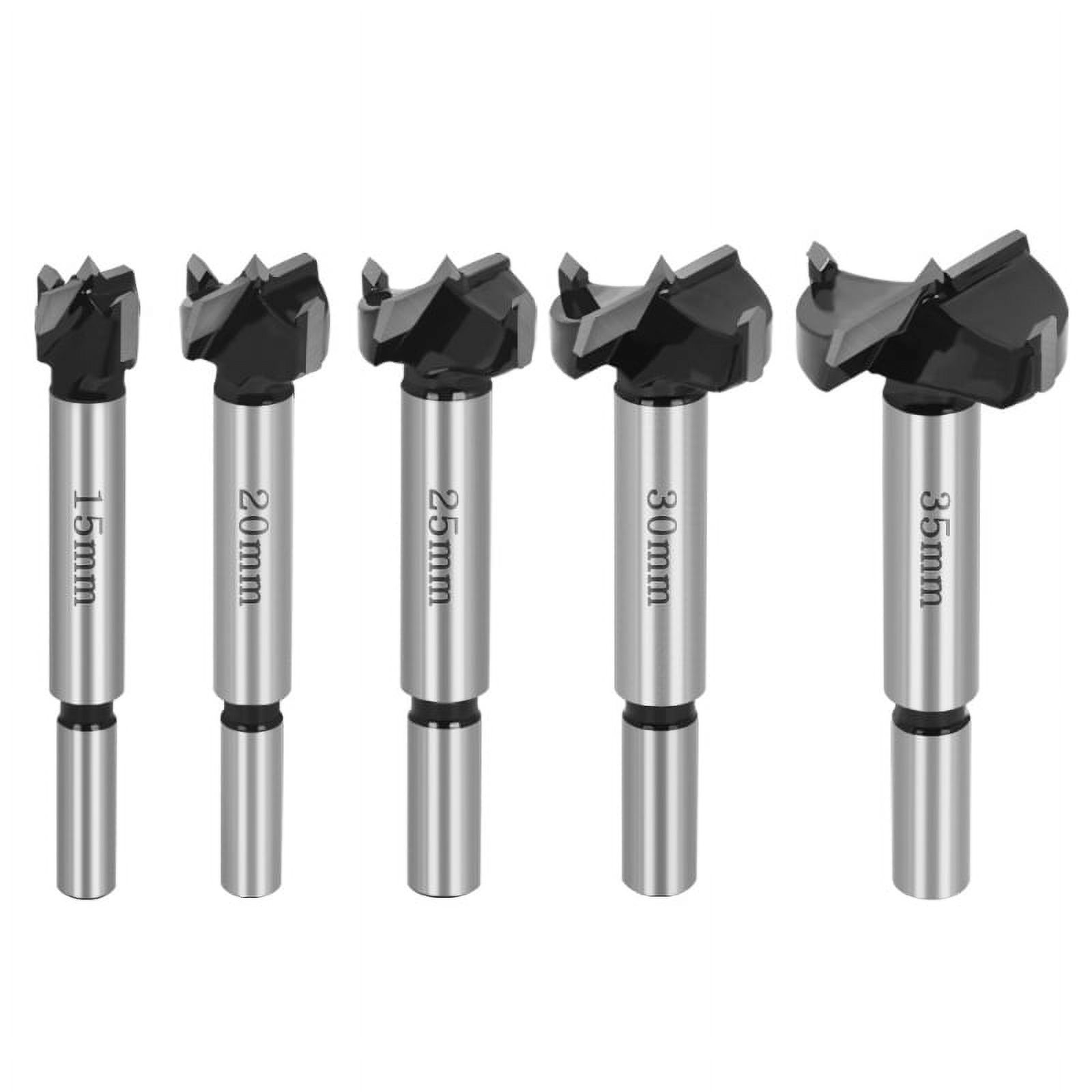 Diameter 15 20 25 30 35mm 3-Cutter Drill Wood Hinge Boring Cutting 5x ...
