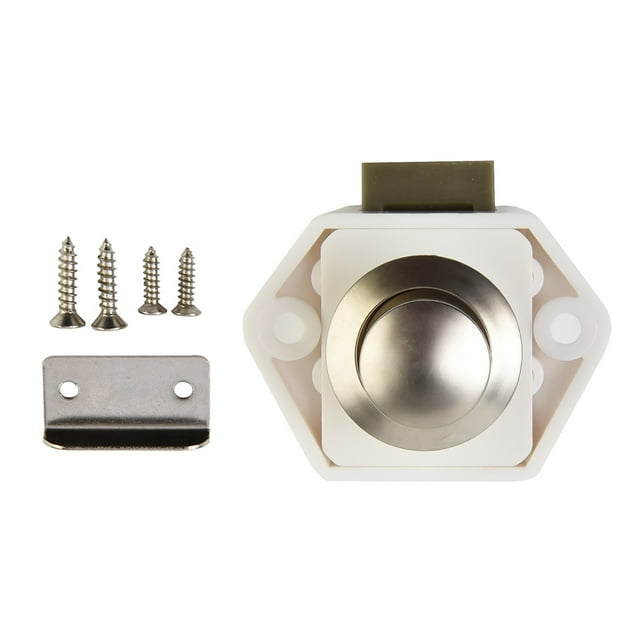 Diameter 20MM Camper Push Lock Caravan Boat Drawer Latch Button Door
