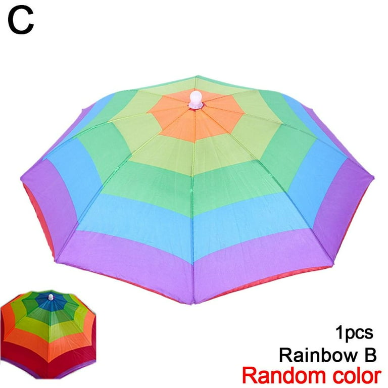 Clear head umbrella hat deals
