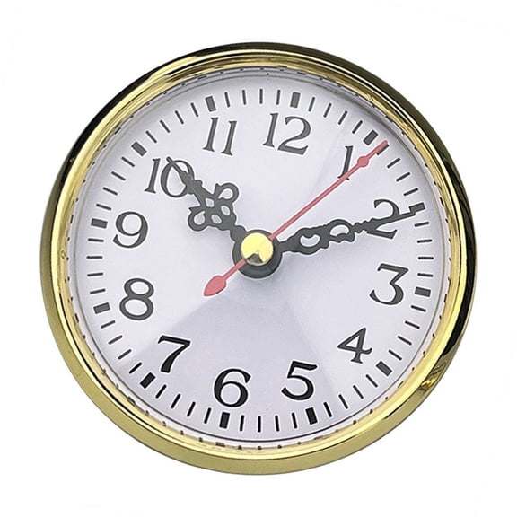 Diameter 80mm Clock Head Inlaid Bells Cores with Arabic Numerals for Clockmakers and Collectors