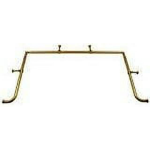 Diameter Bay Window Curtain Rod Set for Bayview Windows, Finish