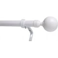 Diameter Steel Adjustable Single Drapery Curtain Rod, 28inch to 48