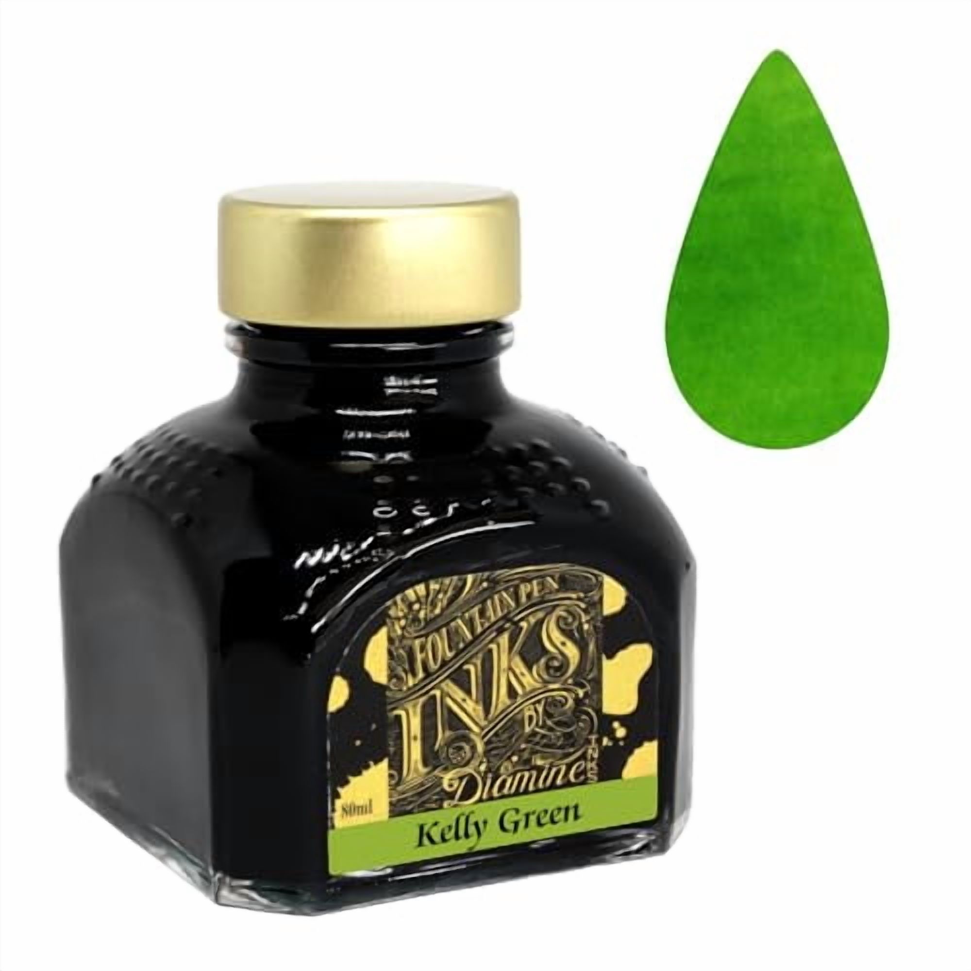 Diamne Fountain Pen Ink 80 Milliliter Kelly Green