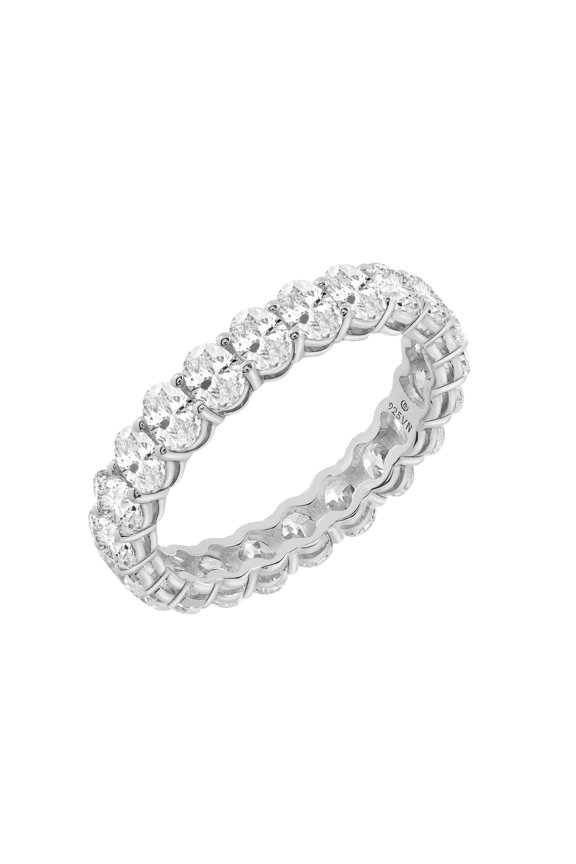Yellow-tone or White-tone Cubic Zirconia Stackable Statement Ring