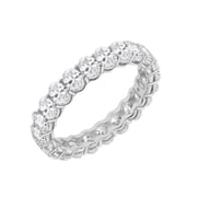 Diamonbliss Yellow-tone or White-tone Cubic Zirconia Stackable Statement Ring