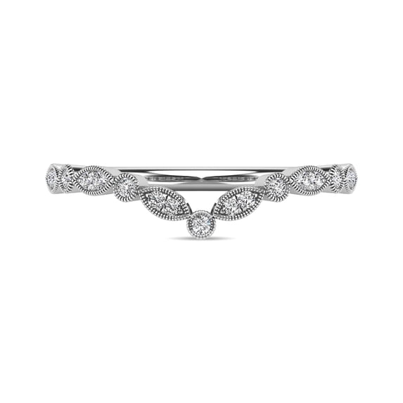 Diamond 1/10 ct tw Anniversary Band in 10K White Gold