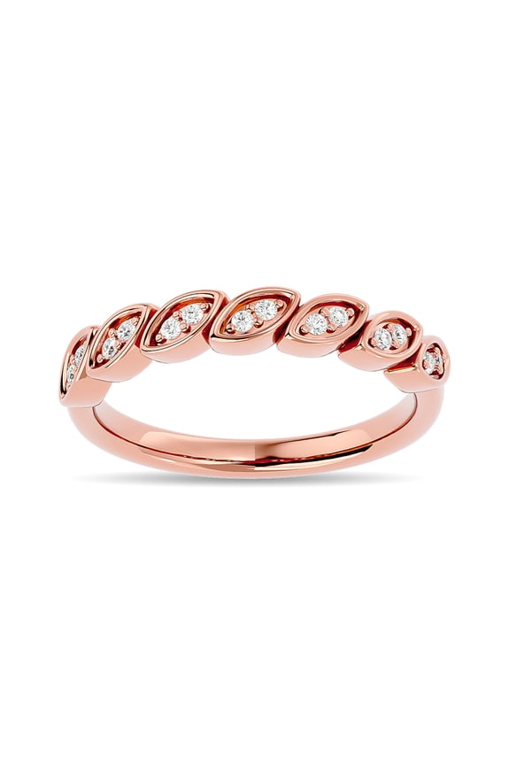 Diamond 1/10 ct tw Stackable Ring in 14K Rose Gold