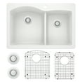 thumbnail image 1 of Diamond 1-3/4 Bowl Dual Mount Kitchen Sink Kit with Accessories, 1 of 2