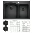 thumbnail image 1 of Diamond 1-3/4 Bowl Dual Mount Kitchen Sink Kit with Accessories, 1 of 2