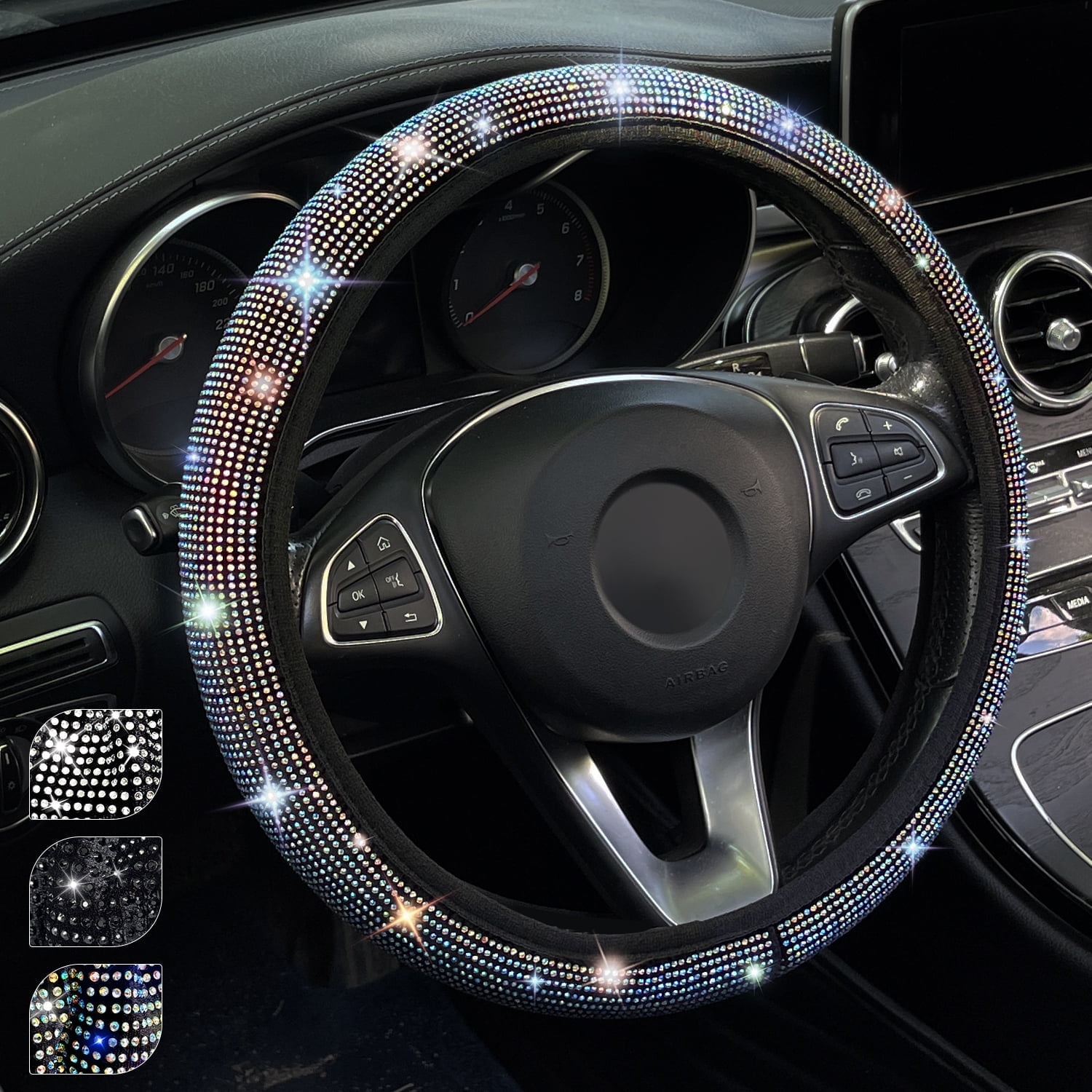 Sparkly Steering Wheel Covernull