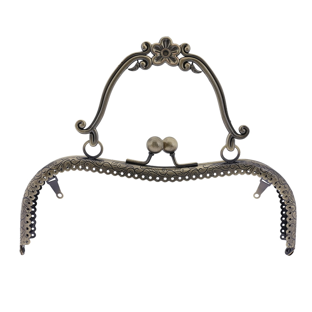 Diamond 1pcs Purse Clasp Practical 20.5cm Vintage Metal for DIY Craft