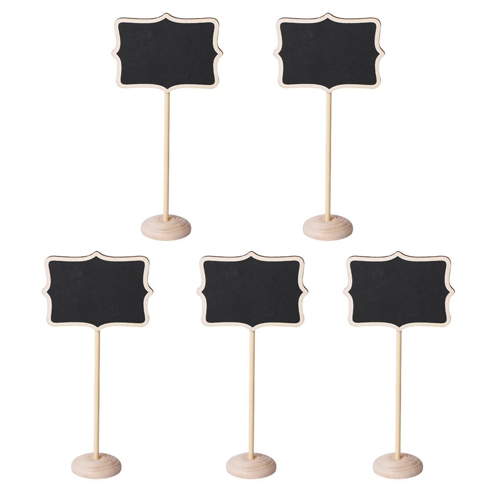 Diamond 5pcs/set Mini Small Wooden Chalk Blackboard Signs Chalkboard