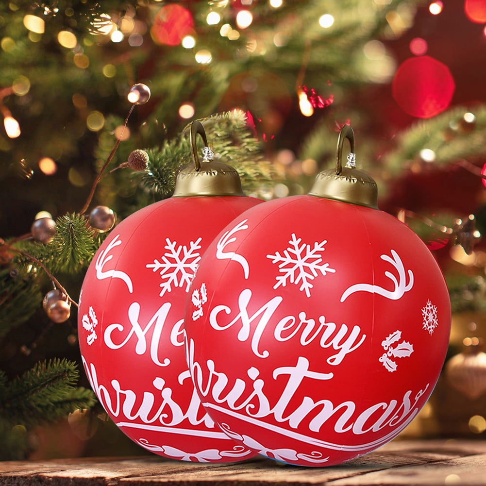 Diamond 60CM Christmas Inflatable Ball Large Inflated Toy Ball Porch