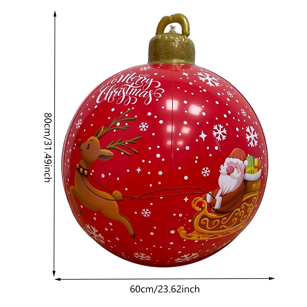 Diamond 60CM Inflated Toy Ball PVC Christmas Light Up Ball Gifts for