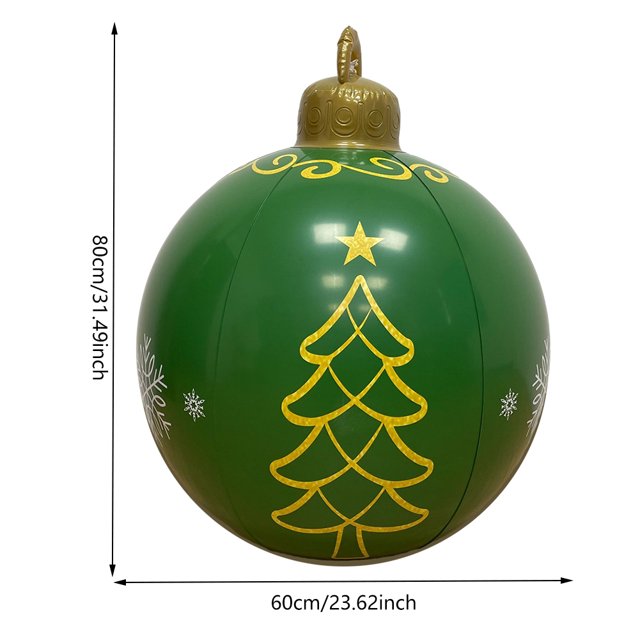 Diamond 60CM Inflated Toy Ball PVC Christmas Light Up Ball Gifts for