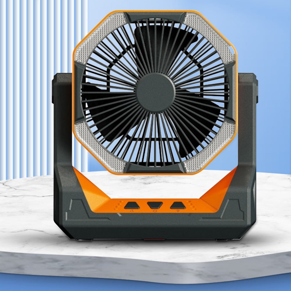 Diamond 8000mAh Ceiling Fan Portable Telescopic Air Cooling Fan 4speed