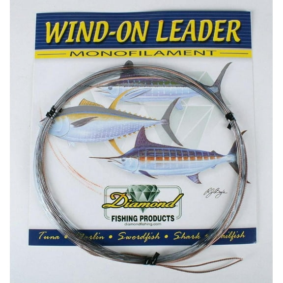 Diamond Fishing Products Diamond Monofilament Wind-On X-Hard Leader 220#