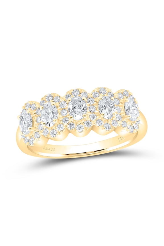 Diamond ANA M Fashion Ladies Band 1cttw