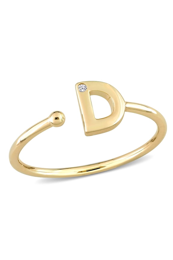 Women's Diamond 10k Yellow Gold Ring