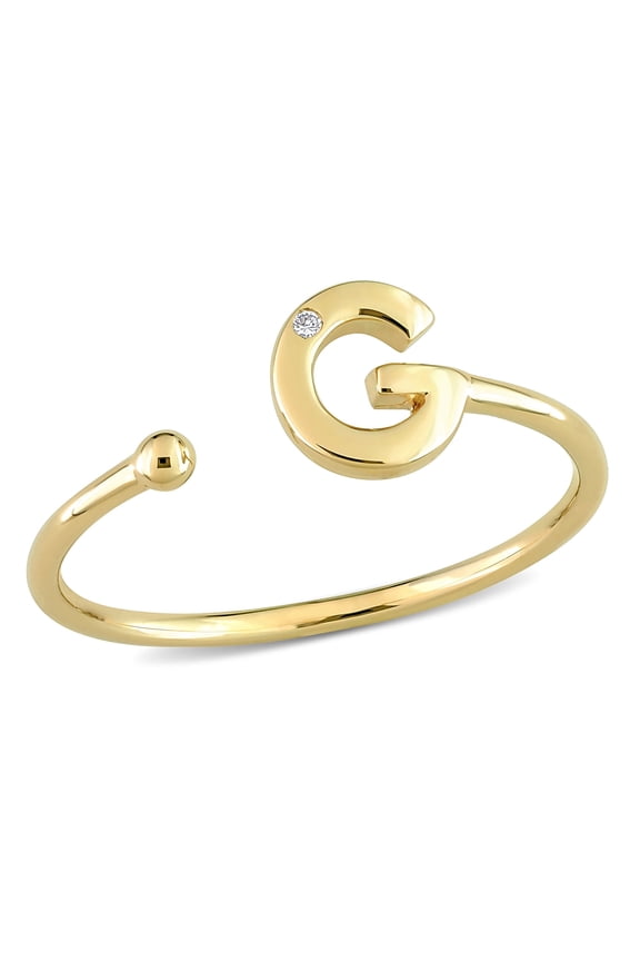 Women's Diamond 10k Yellow Gold Ring