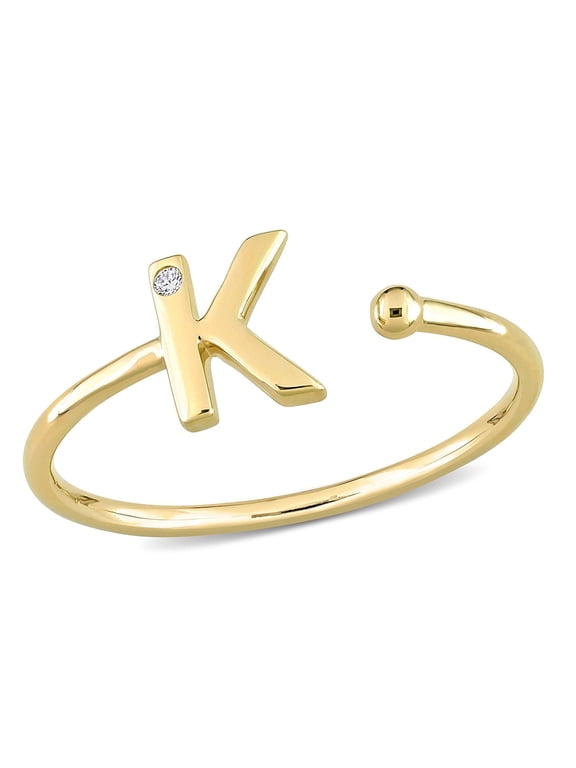 Women's Diamond 10k Yellow Gold Ring