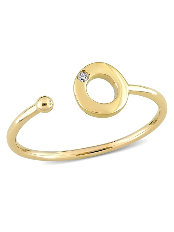 Women's Diamond 10k Yellow Gold Ring
