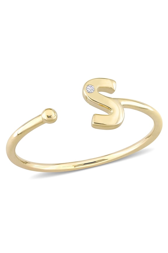 Women's Diamond 10k Yellow Gold Ring