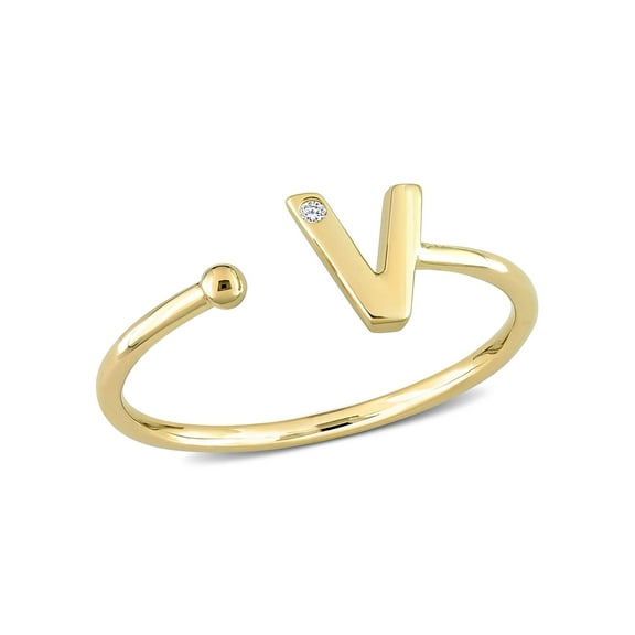 Everly Women's Diamond 10k Yellow Gold Ring