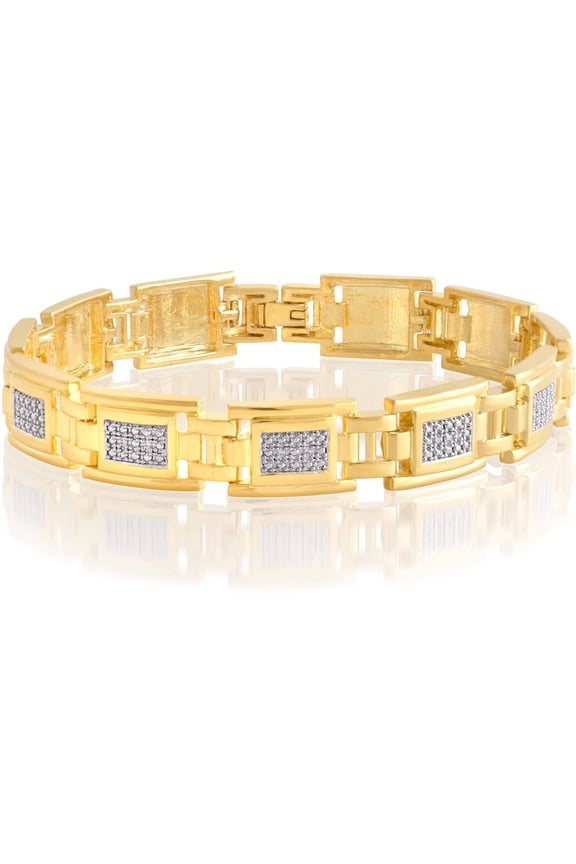 Diamond Accent 14k Gold Flash Plated Wi