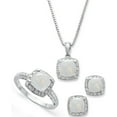 thumbnail image 1 of Diamond Accent, Created Opal & White Sapphire Sterling Silver 3 Piece Jewelry Set, 1 of 2