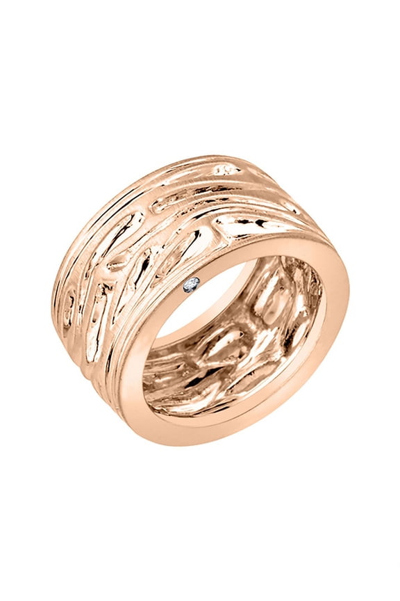 Diamond Accent Fashion Ring in 10K Rose Gold (I-Color, SI3-I1 Clarity)