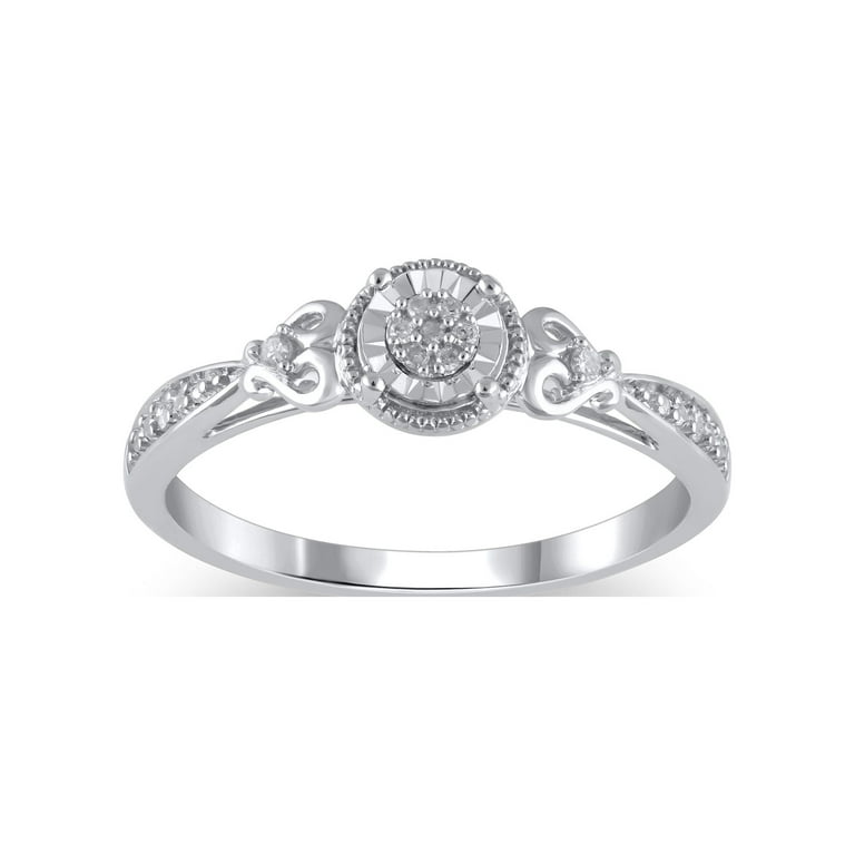 Diamond Accent (I3 clarity, I-J color) Hold My Hand Diamond