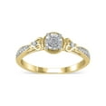 thumbnail image 1 of Diamond Accent (I3 clarity, I-J color) Hold My Hand Diamond Promise Ring in 10kt Yellow Gold, Size 8, 1 of 5