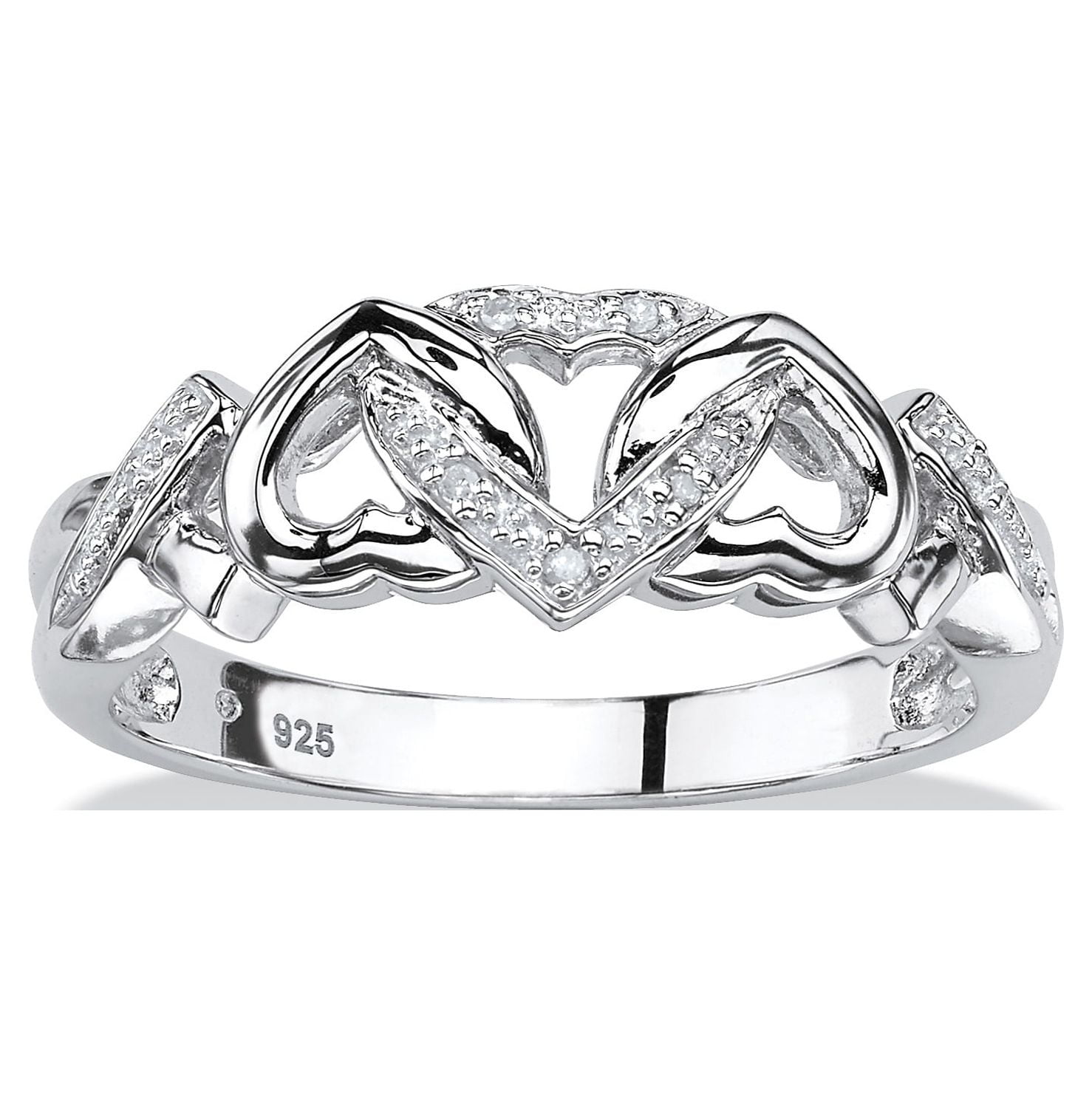Interlocking promise rings sale