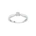 thumbnail image 1 of Diamond Accent Promise Ring in Sterling Silver (I-Color, SI3-I1 Clarity) (Size-7), 1 of 2