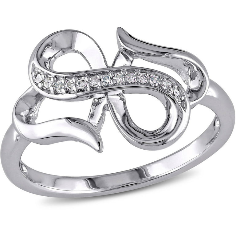 Diamond heart ring walmart sale