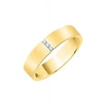 thumbnail image 1 of Diamond Accent Wedding Band in 14K Yellow Gold (I-Color, SI3-I1 Clarity) (Size-8.5), 1 of 2