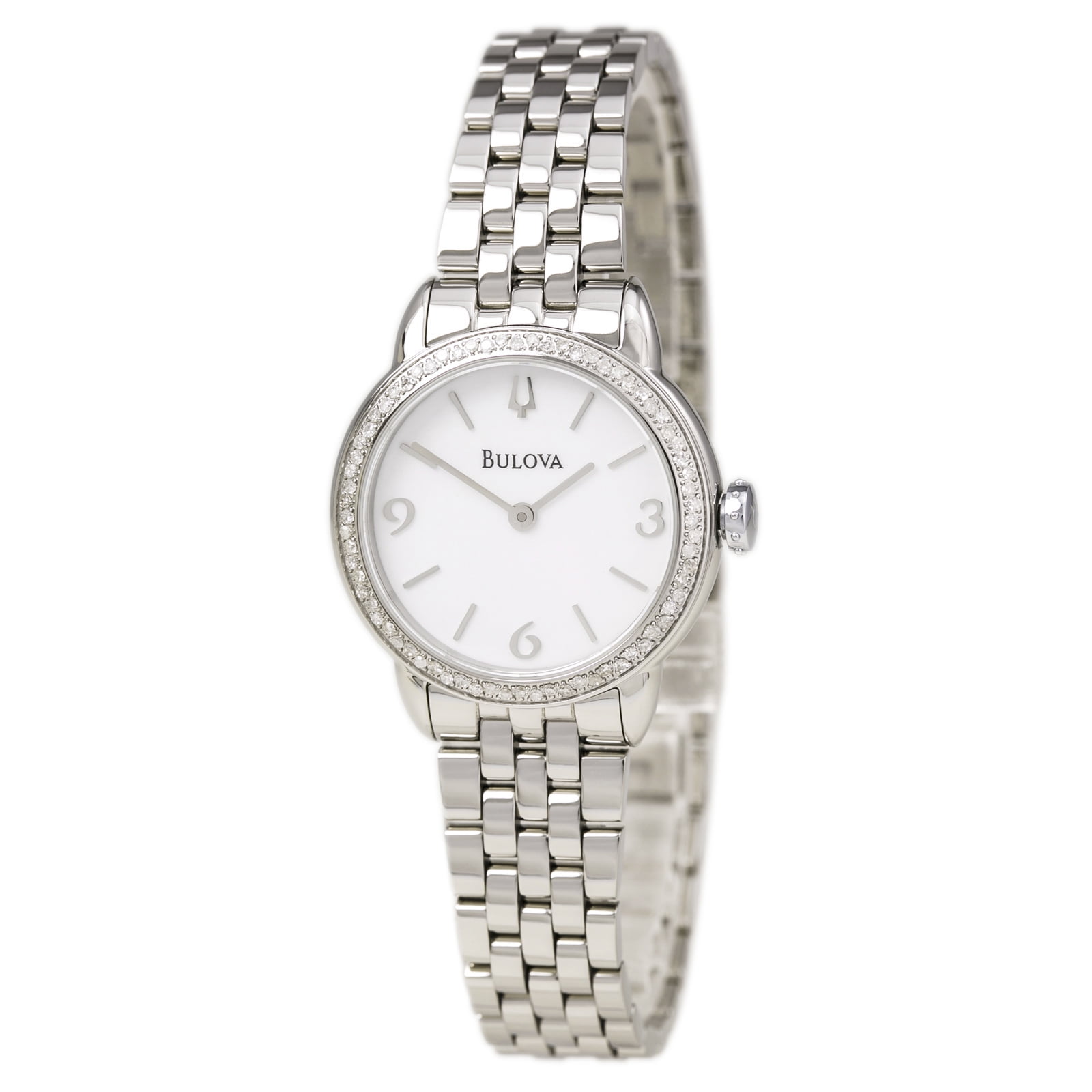 Diamond Accent Women s Watch 96R181 Walmart
