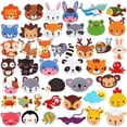 thumbnail image 1 of Diamond Animal Painting Stickers Kits for Kids Children 5D Gem Art Kits for Kids 42Pcs Animals Arts Craft Kit, 1 of 5